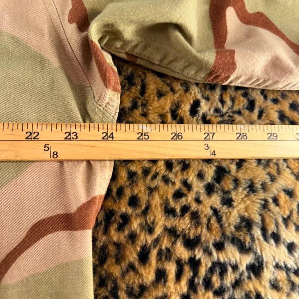 Vintage Style Desert Camo Combat Coat Military Field Jacket Tan Brown 1372